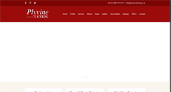 Desktop Screenshot of plyvinecatering.co.uk